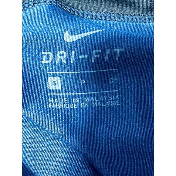 Nike Dri-Fit Navy Royal Blue Jacquard 2 in 1 Running Shorts Size S - Picture 5 of 6